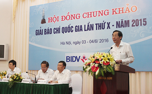 92 tác phẩm  đoạt Giải Báo chí Quốc gia lần thứ X – năm 2015