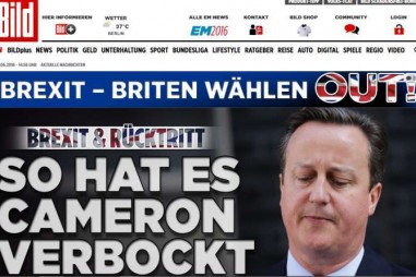 Báo chí thế giới sốc khi Anh rời EU