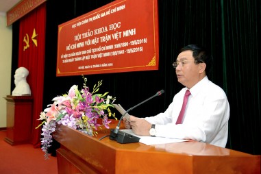 Hội thảo khoa học 'Hồ Chí Minh với Mặt trận Việt Minh'