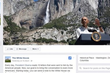 Chat với Tổng thống Mỹ qua facebook