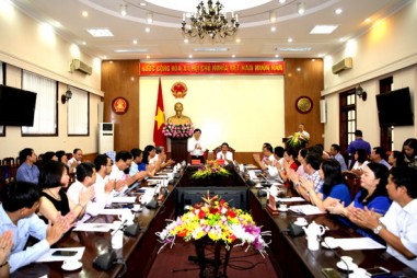 Hội Nhà báo Việt Nam thăm và làm việc tại Thái Nguyên