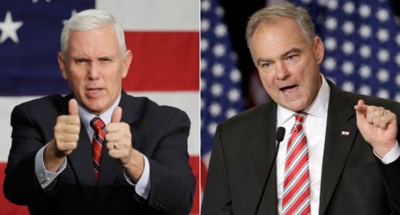 Hai ứng viên phó tổng thống Mỹ tranh luận bảo vệ ông Trump và bà Clinton