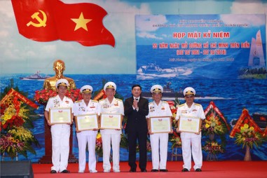 Họp mặt kỷ niệm 55 năm ngày mở đường Hồ Chí Minh trên biển