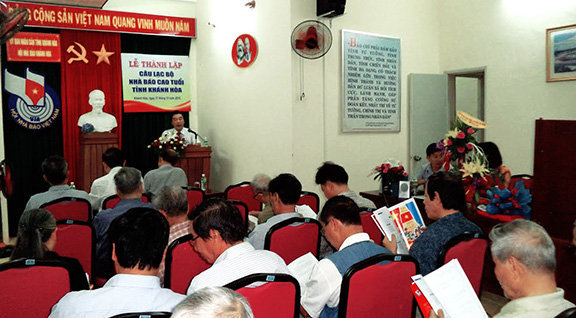 Thành lập Câu lạc bộ Nhà báo cao tuổi tỉnh Khánh Hòa