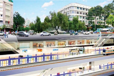 Gần 5.000 tỷ đồng xây dựng đoạn ngầm ga Bến Thành đến ga Nhà hát tuyến metro số 1
