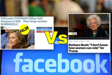 Tin xuyên tạc lấn át tin tức thật trên Facebook trước bầu cử Mỹ