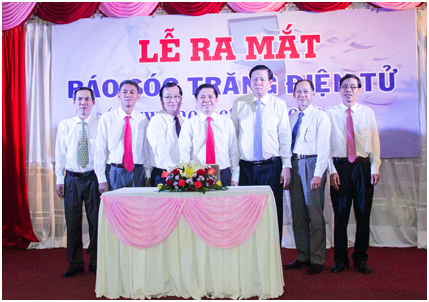 Lễ ra mắt Báo Sóc Trăng điện tử