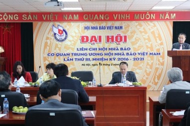 Đại hội  Liên chi hội Cơ quan Trung ương Hội Nhà báo Việt Nam nhiệm kỳ 2016-2021