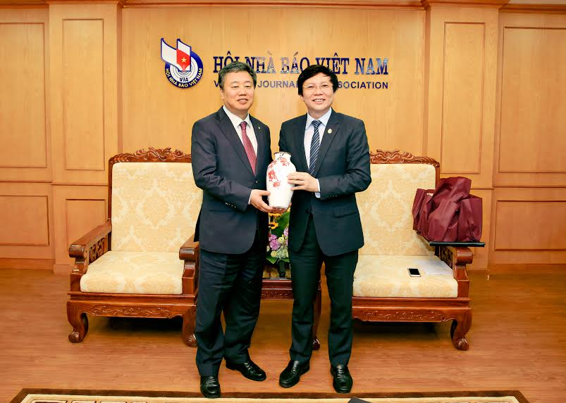 Mối quan hệ hợp tác toàn diện giữa Hội Nhà báo Việt Nam và Hội Nhà báo Hàn Quốc