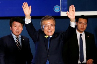 Những hình ảnh về Tân tổng thống Hàn Quốc