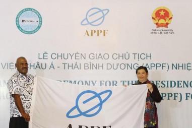 Việt Nam tiếp nhận chức Chủ tịch Diễn đàn Nghị viện châu Á-Thái Bình Dương (APPF)