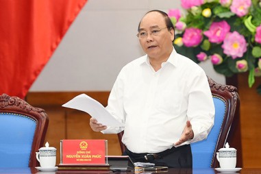Thủ tướng Nguyễn Xuân Phúc chủ trì cuộc họp về tình hình an ninh trật tự