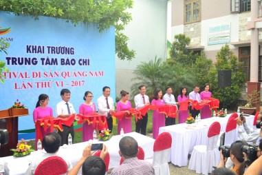 Khai trương Trung tâm báo chí phục vụ Festival Di sản Quảng Nam lần thứ VI