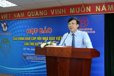 Họp báo Giải bóng bàn Cúp Hội Nhà báo Việt Nam lần thứ XII – 2018