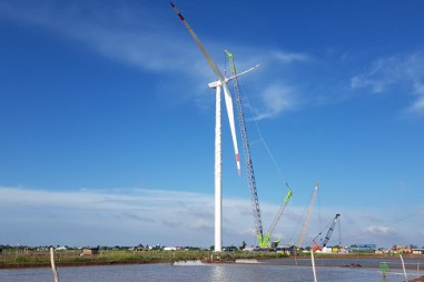 Nhà máy Điện gió Kosy Bạc Liêu: Tăng tốc về đích, đảm bảo phòng chống dịch Covid-19 