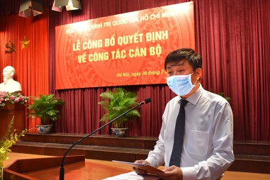 PGS,TS. Phạm Minh Sơn giữ chức Giám đốc Học viện Báo chí và Tuyên truyền