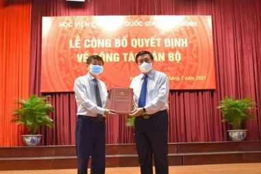 PGS,TS. Phạm Minh Sơn  được bổ nhiệm làm Giám đốc Học viện Báo chí và Tuyên truyền