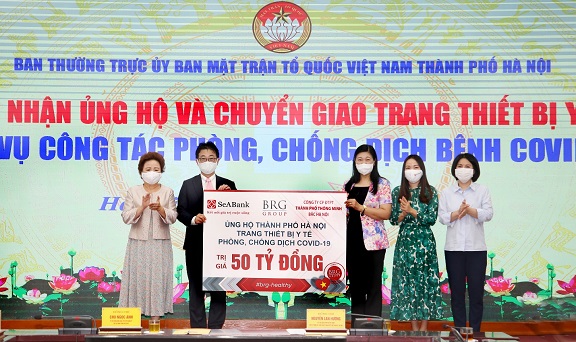 Hà Nội: Tập đoàn BRG và các đối tác ủng hộ trang thiết bị phòng chống Covid-19 trị giá 50 tỷ đồng