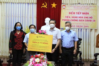 Tập đoàn T&T Group “tiếp sức” cho TP Cần Thơ trong công tác phòng chống dịch