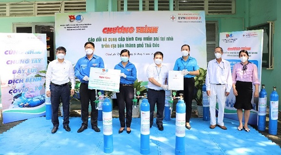 EVNGENCO 3 phát động Chương trình Cấp đổi và cung cấp bình Oxy miễn phí