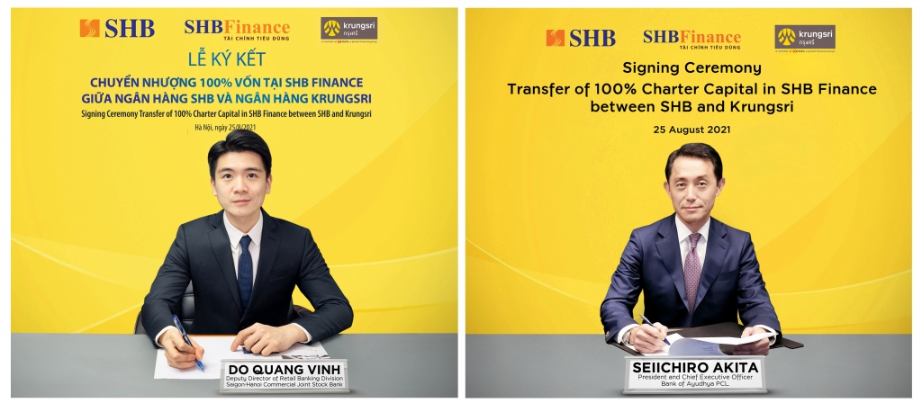 SHB sẽ chuyển nhượng 100% vốn tại SHB Finance cho Krungsri 