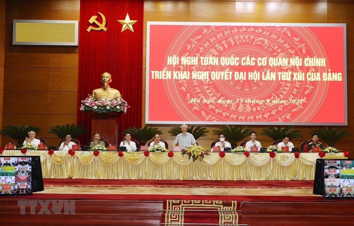 Hội nghị các cơ quan nội chính triển khai Nghị quyết Đại hội XIII của Đảng