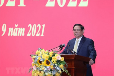 Thủ tướng dự Lễ khai giảng năm học mới của Học viện Quốc phòng