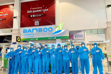 Bamboo Airways thực hiện 3 chuyến bay đặc biệt chở gần 700 công dân Bắc Ninh từ TP. HCM về quê