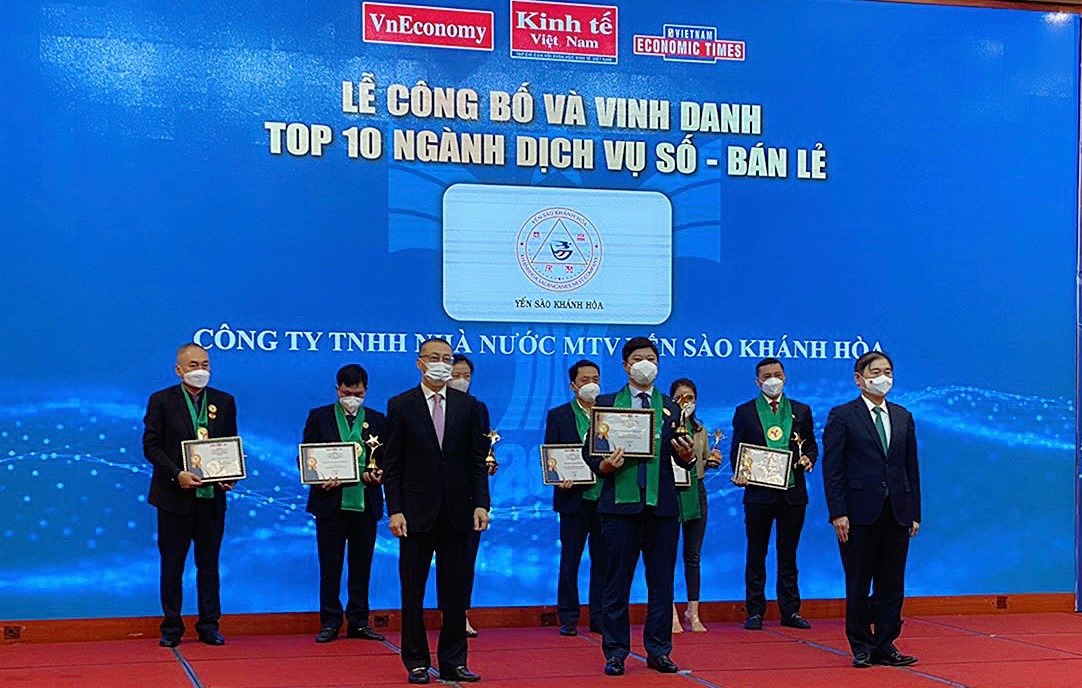 Yến sào Khánh Hòa lọt Top 10 ngành bán lẻ Thương hiệu Mạnh Việt Nam 2020-2021