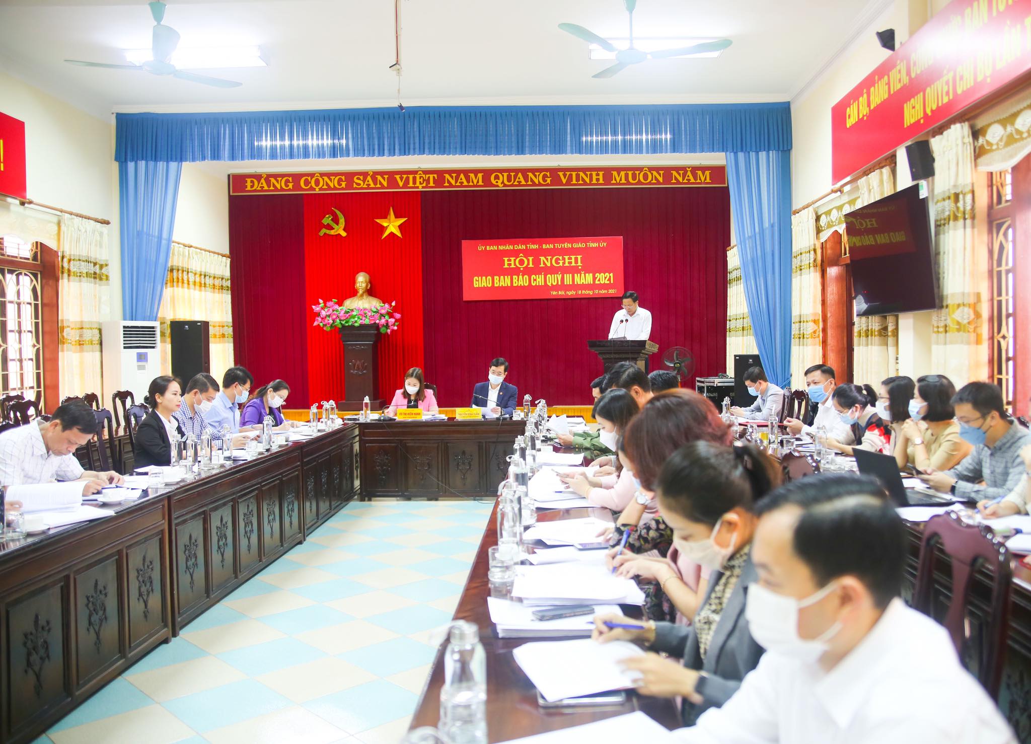 Hội nghị giao ban báo chí tỉnh Yên Bái quý III năm 2021