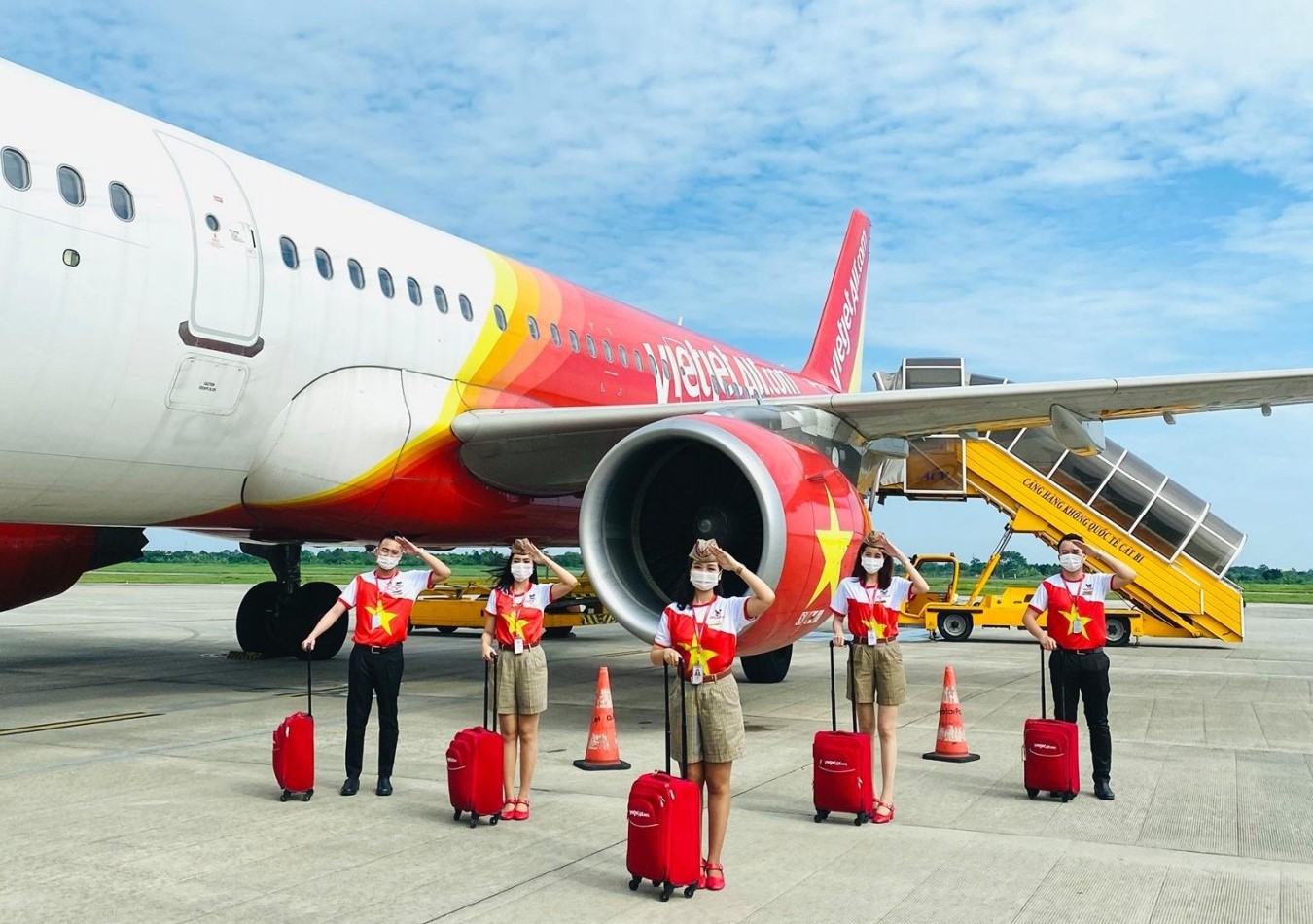 Vietjet khôi phục 48 đường bay nội địa đón khách trên những chuyến bay xanh