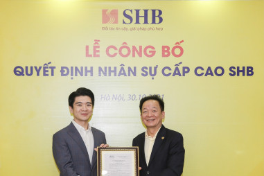 SHB công bố quyết định bổ nhiệm nhân sự cấp cao