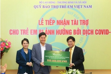 Vinanutrifood đồng hành cùng Quỹ bảo trợ trẻ em Việt Nam