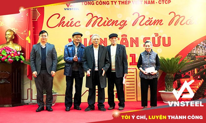 Tổng công ty Thép Việt Nam - CTCP gặp mặt cán bộ hưu trí nhân dịp năm mới 2021