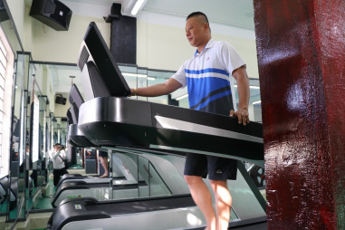 Thép Miền Nam – VNSTEEL khai trương phòng tập thể dục cho người lao động
