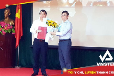 Ông Lê Văn Thanh giữ chức vụ Phó Tổng Giám đốc Tổng công ty Thép Việt Nam