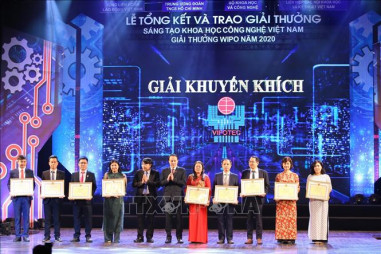 Trao Giải thưởng sáng tạo khoa học công nghệ Việt Nam năm 2020