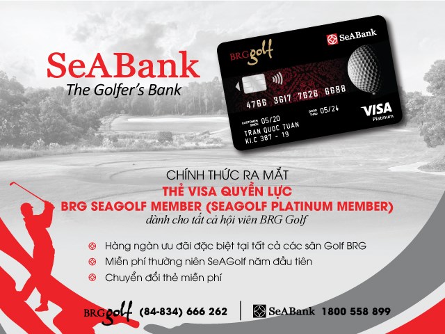 SeABank và BRG Group ra mắt thẻ cao cấp dành riêng cho hội viên BRG Golf