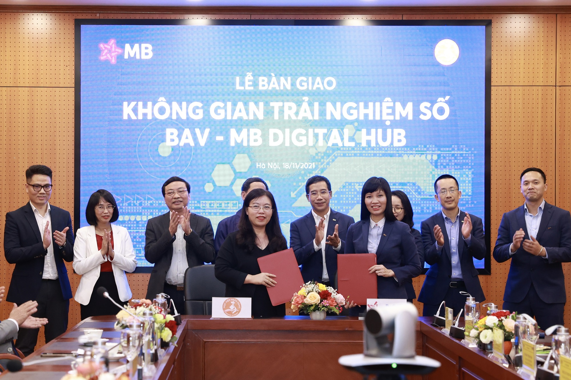 BAV – MB Digital Hub: Không gian trải nghiệm ngân hàng số cho sinh viên Học viện Ngân hàng 