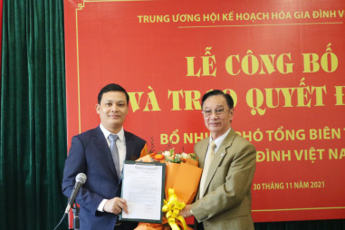 Nhà báo Hoàng Văn Vững làm Phó Tổng Biên tập Tạp chí Gia đình Việt Nam