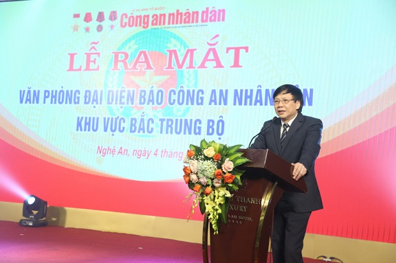 Báo Công an Nhân dân ra mắt Văn phòng đại diện khu vực Bắc Trung Bộ