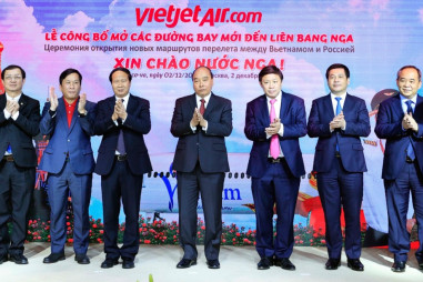 Vietjet công bố đường bay thẳng Việt Nam - Matxcơva 