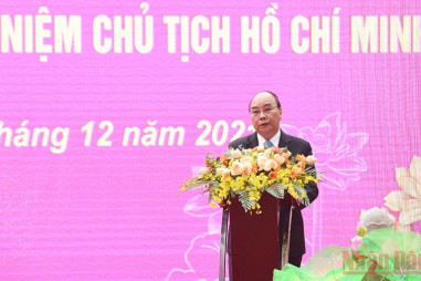 Chủ tịch nước Nguyễn Xuân Phúc dự Lễ kỷ niệm 60 năm Bác Hồ về thăm quê lần thứ 2