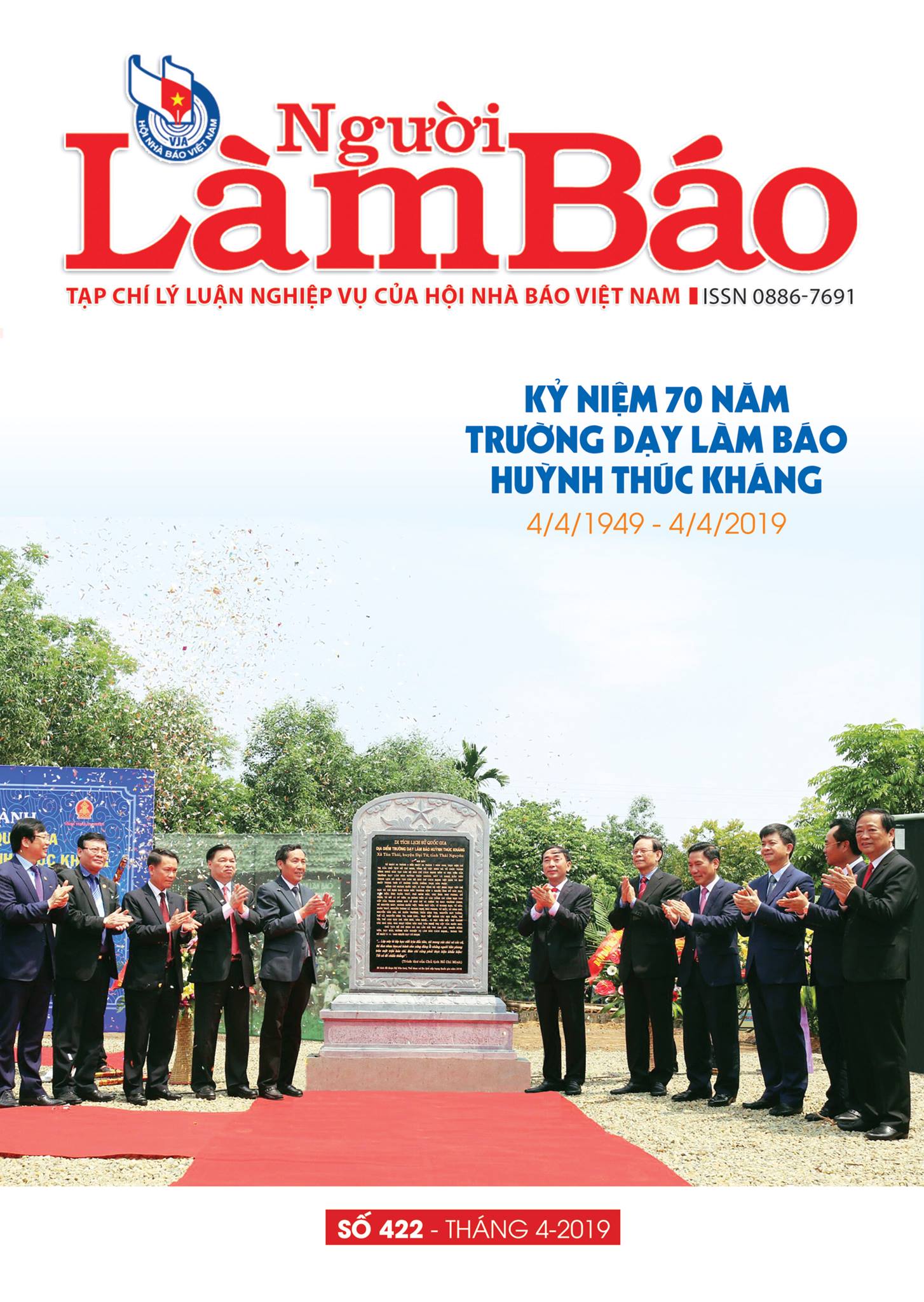 Tạp chí Người Làm Báo - số 422 (4/2019)