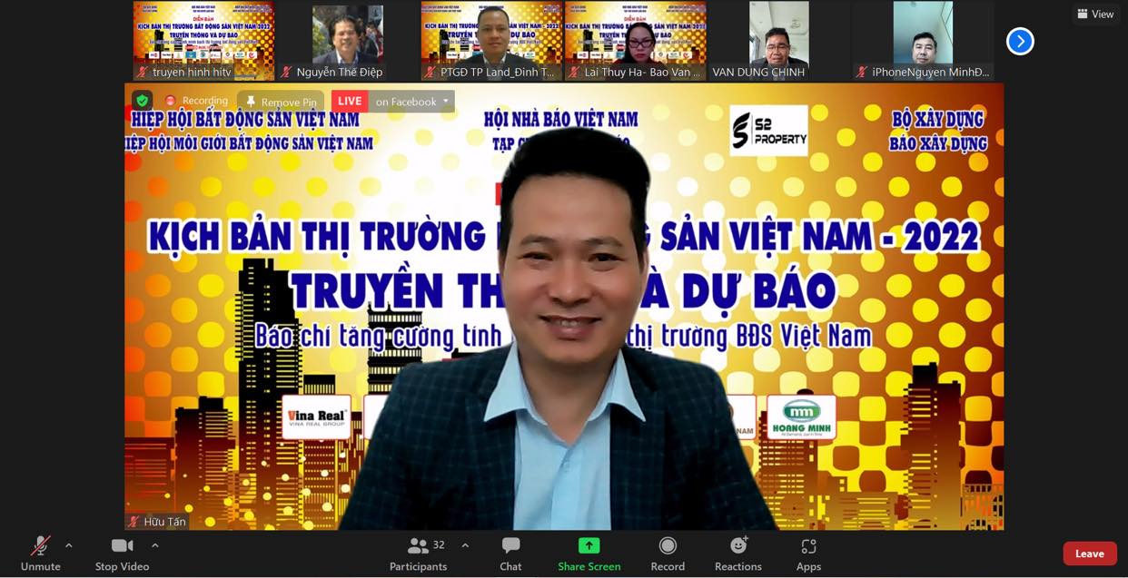 Bài phát biểu của ông Nguyễn Hữu Tấn - Tổng giám đốc Công ty cổ phần đầu tư S2 Property