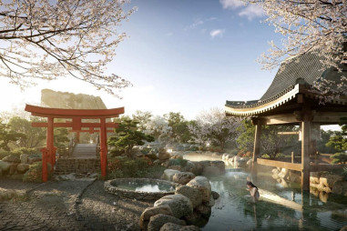 Cận cảnh tổ hợp Onsen 1.000 tỷ  trong Ecopark, phát triển bởi 3 “Ông Lớn” Nhật Bản