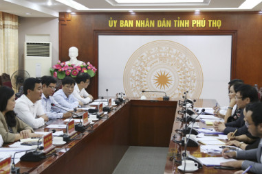 Đoàn công tác Hội Nhà báo Việt Nam làm việc tại Phú Thọ