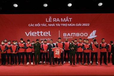 Bamboo Airways là nhà vận chuyển chính thức của CLB bóng đá Viettel mùa giải 2022