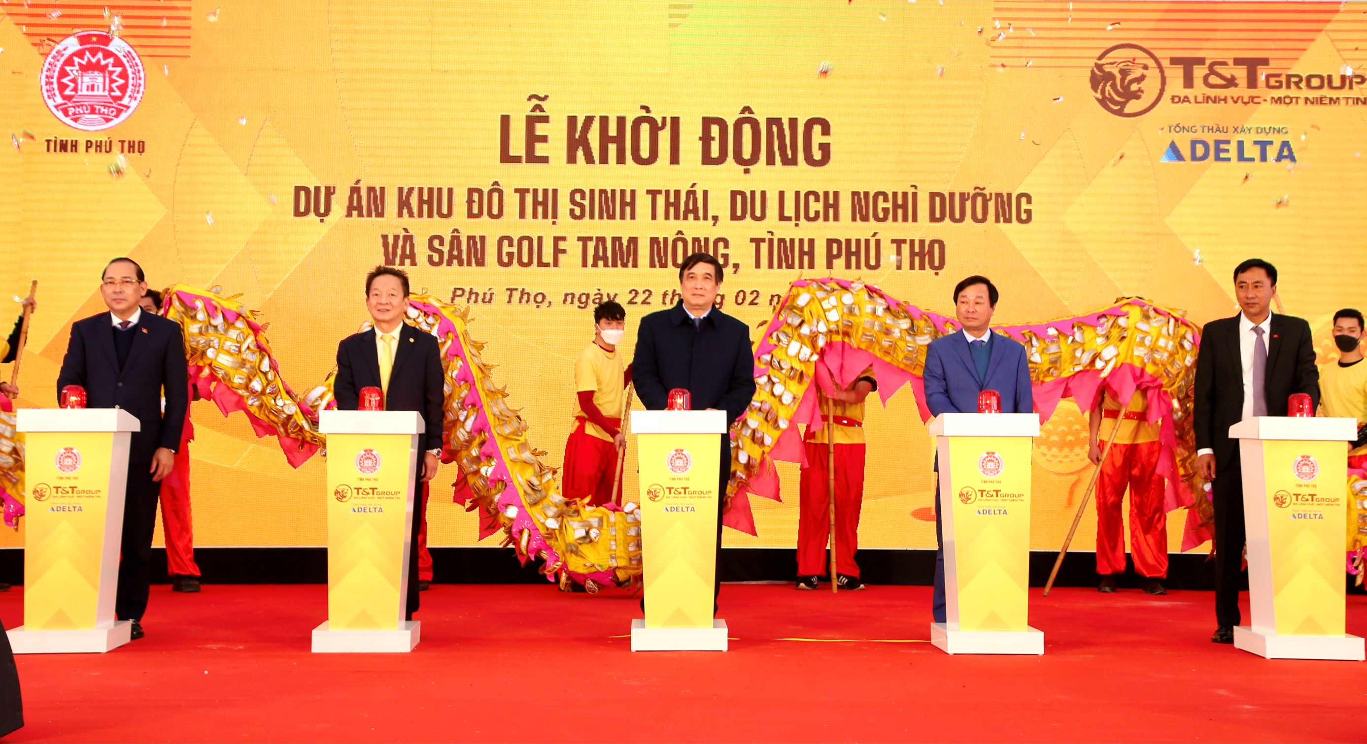 T&T Group khởi động dự án khu đô thị sinh thái và sân golf gần 500 ha tại Phú Thọ