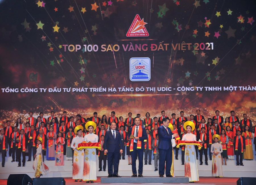 UDIC: TOP100 Giải thưởng Sao Vàng đất Việt năm 2021